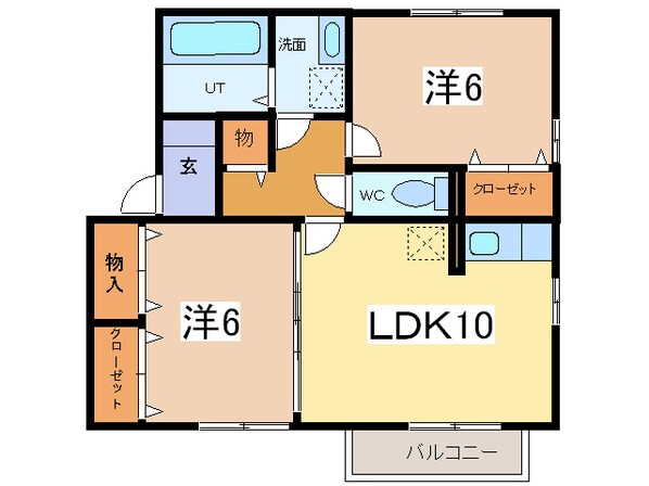 ウィルモア櫛川の物件間取画像